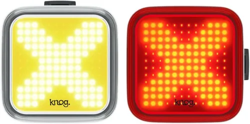 Vista 6 de Knog Blinder Twinpack X Front and Rear Light Kit Adult Unisex, Black, One