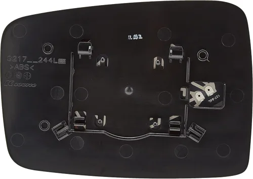 Vista 2 de Retrovisor derecho de repuesto Fit System para Dodge Ram, espejo templado con placa de repuesto, Lado de conductor (izquierdo)