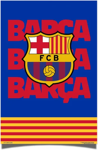Vista 14 de Desert Cactus FC Barcelona - Póster de fútbol de fútbol de 24 x 36 pulgadas, decoración oficial para fanáticos (24 x 36, estilo C)