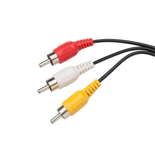 Vista 3 de ANRANK Cable de video compuesto de extensión de audio 3RCA macho a hembra de 10 pies