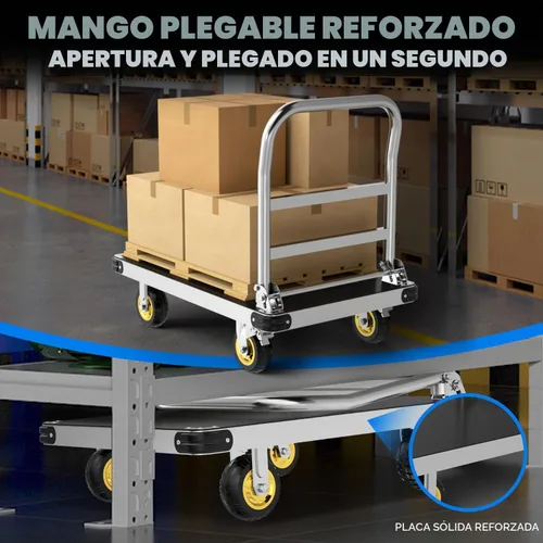 Vista 7 de Camión de plataforma resistente de 2200 libras, 36 "x 24" carro