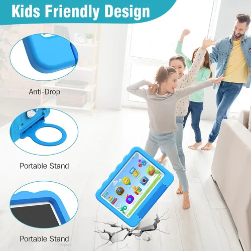 Vista 6 de Tableta para niños de 10'' Android 15 Tableta para niños 14(6+8) GB 64GB CPU Octa-Core, tabletas para niños pequeños con mucho contenido sin