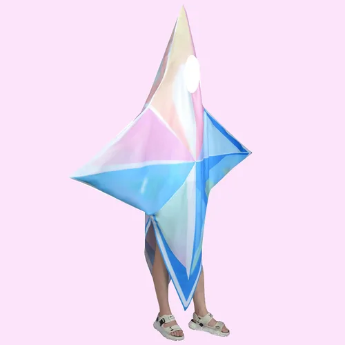 Vista 4 de Juego Genshin Primogem - Disfraz de cosplay Primogem de cuatro puntas para cosplay