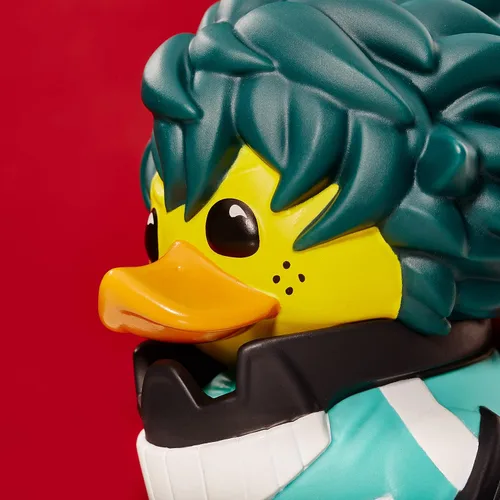 Vista 4 de TUBBZ My Hero Academia Izuku Midoriya (Deku) Figura coleccionable de vinilo de pato – Producto oficial de My Hero Academia – TV, películas