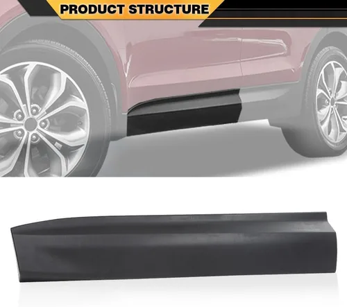 Vista 9 de CNNELL Guarnición de la puerta del lado del conductor del lado del conductor inferior compatible con Hyundai Santa Fe Sport 2013-2018