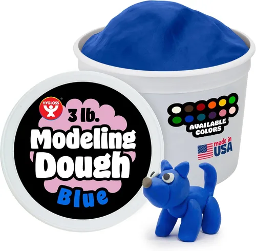 Vista 47 de Hygloss Masa de Modelado para Niños – Masa Sensorial Segura y No Tóxica para Artes y Manualidades – Tubo de 1.4 kg – Arcilla de Juego