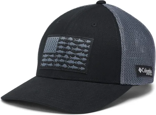 Vista 3 de Columbia PFG - Gorra de malla con bandera de pez alta