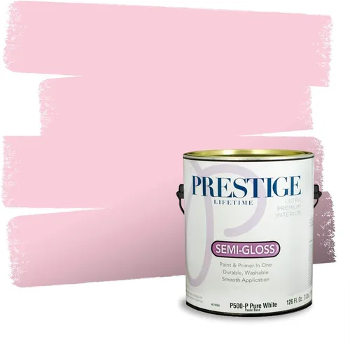 Vista 255 de Prestige Paints Pintura exterior e imprimación en uno, 1 galón, plano, coincidencia comparable de Valspar* Amber Rose*