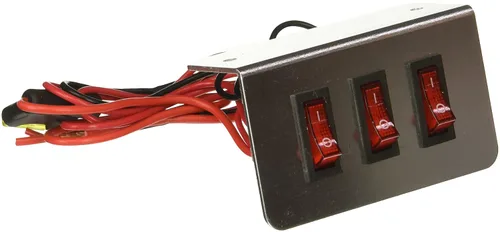 Vista 4 de Buyers Products 6391001 - Panel de interruptor iluminado, color plateado