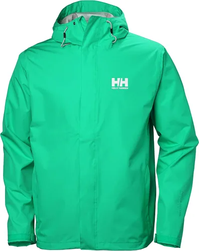 Vista 38 de Helly-Hansen Seven J - Chaqueta impermeable resistente al viento transpirable para hombre Sorbete de naranja 320