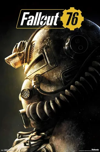 Vista 14 de Trends International Fallout: 76 - Helmet Close-Up Wall Poster, 22.4L x 14.7W, Barnwood Framed Version Versión enmarcada Barnwood