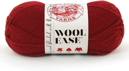 Vista 57 de Lion Brand Yarn, Wool-Ease - Ovillo de punto y ganchillo color rosa, 1