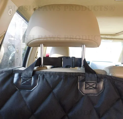 Vista 4 de Forro impermeable acolchado para camioneta de carga, solapa paragolpes, lavable en lavadora, Extra grande, Bronceado