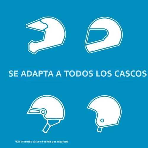 Vista 10 de Cardo Systems FREECOM 2X - Intercomunicador de 2 vías con conexión Bluetooth para motocicleta, color negro, paquete individual