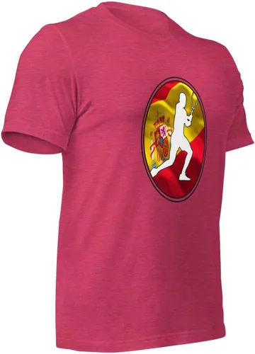 Vista 12 de Carlos Alcaraz Camiseta de manga corta unisex de algodón con diseño de bandera de España