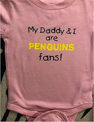 Vista 2 de Penguins Onesi fans bebé body bebé bebé de una pieza ducha regalo ropa ropa