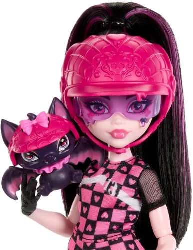 Vista 5 de Draculaura y su patineta Monster High