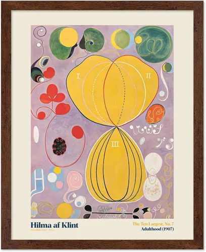 Vista 14 de Poster Master Póster de ilustración vintage, impresión retro moderna, los diez más grandes n.º 1, infancia, flor, abstracto, regalo para artista