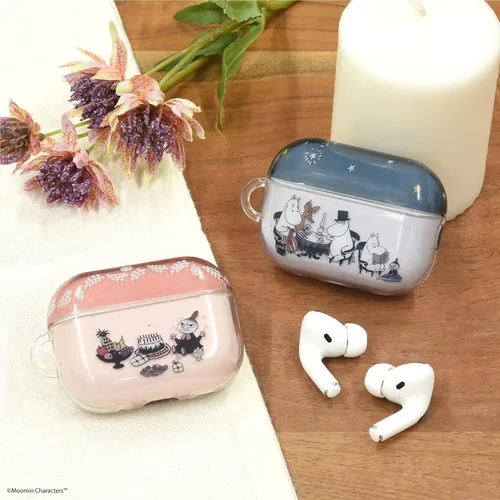 Vista 6 de Gourmandise MMN-142B Moomin Soft Case for AirPods Pro (2nd Generation) / AirPods Pro