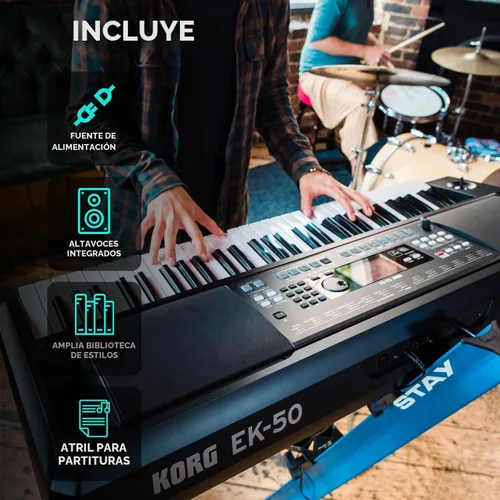 Vista 8 de Korg, 61-Key Keyboards & Pianos (EK50)