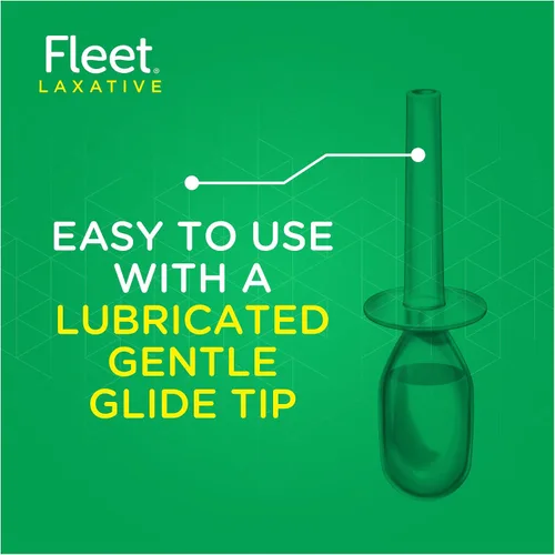 Vista 6 de Fleet Supositorios líquidos de glicerina para aliviar el estreñimiento, laxante rápido y eficaz sin estimulantes, 4 botellas por paquete, 0.3 fl oz