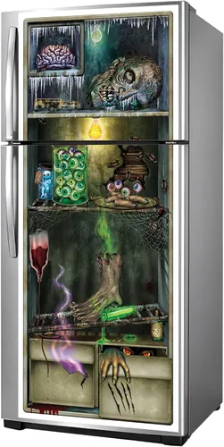 Vista 2 de The Beistle Company - Cubierta para puerta de refrigerador, 30 pulgadas x 5 pies, paquete de 1
