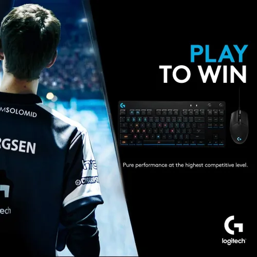 Vista 8 de Logitech G PRO - Ratón para juegos con cable, sensor Hero 16K, 16000 DPI, RGB, ultraligero, 6 botones programables, memoria integrada, construido