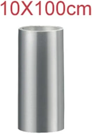 Vista 2 de Lámina protectora universal de vinilo transparente de 4 x 40 pulgadas para manija de puerta de automóvil, protector de parachoques, protector