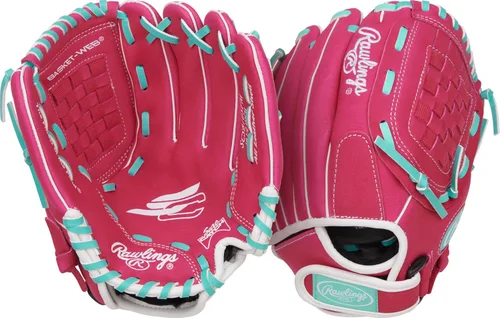 Vista 6 de Rawlings Serie Sure Catch - Guante de sóftbol juvenil Tamaños 10" - 12.5" Múltiples estilos