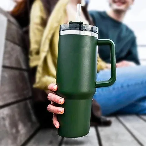 Vista 7 de Green Direct - Pajitas de plástico desechables de 10.75 pulgadas envueltas individualmente, extra largas y gruesas para usar con cualquier taza