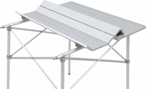 Vista 7 de ALPS Mountaineering Mesa de campamento enrollable de aluminio con configuración rápida y almacenamiento compacto Plata - Nuevo
