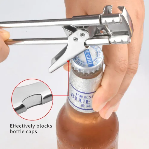 Vista 6 de Abridor de Tarros para Manos Débiles, Nuevo Abridor de Latas Ajustable de Acero Inoxidable, Agarre de Frasco para Tapas Apretadas, Gadgets