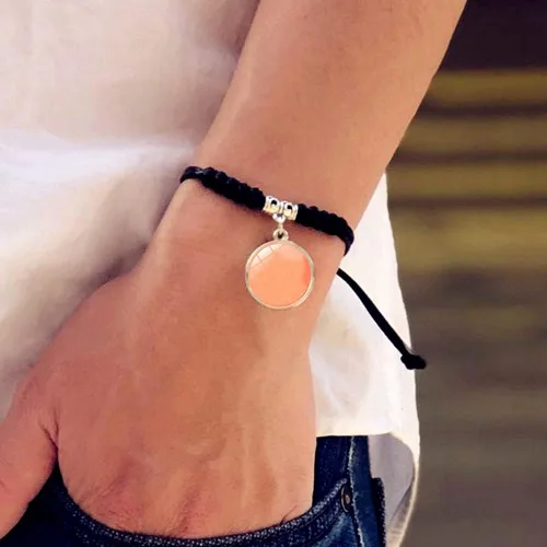 Vista 2 de Pulsera ajustable con diseño de bandera de Liberia