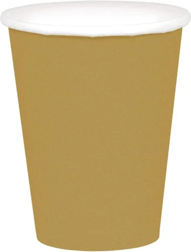 Vista 8 de Vibrantes vasos de papel morados (paquete de 20) – 9 onzas – Perfecto para fiestas, reuniones, picnics y uso doméstico