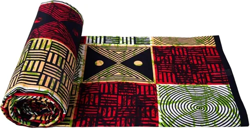 Vista 8 de HollandaisWax Tela africana 6 yarda impresa tela africana Ankara tela de cera para vestido de fiesta 6681NEWa