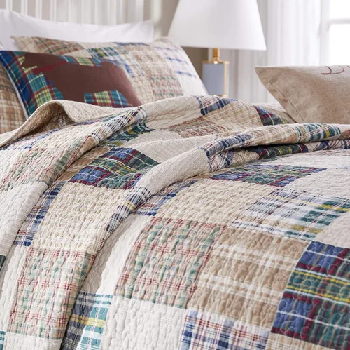 Vista 3 de Greenland Home - Juego de edredón Oxford de 2 piezas, individual, multicolor