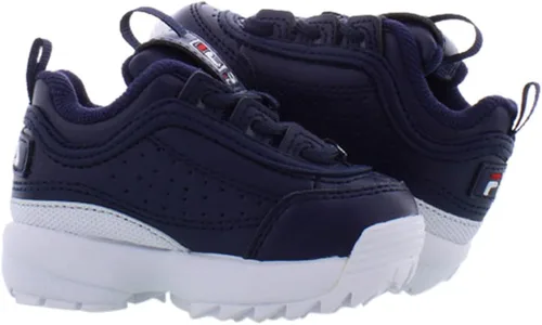 Vista 4 de Fila Disrupter II I - Tenis para niños pequeños, marino