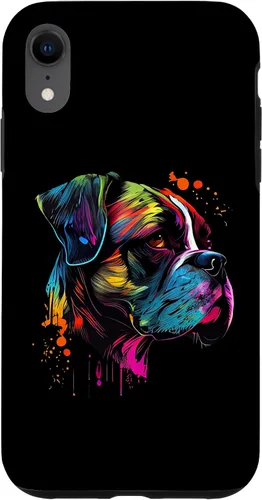 Vista 25 de Boxer Dog Lovers Pop Art Design Cute Boxer Dog Case for iPhone 16
