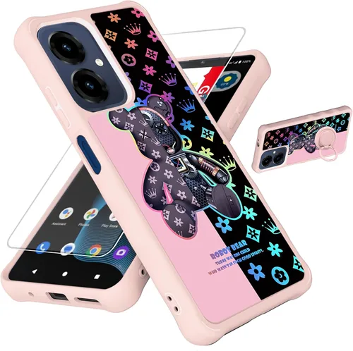 Vista 53 de jioeuinly Funda para Tecno Spark Go 2025 Compatible con Tecno Spark Go 1 / GO 1S / Pop 9 4G Funda de Teléfono Cubierta