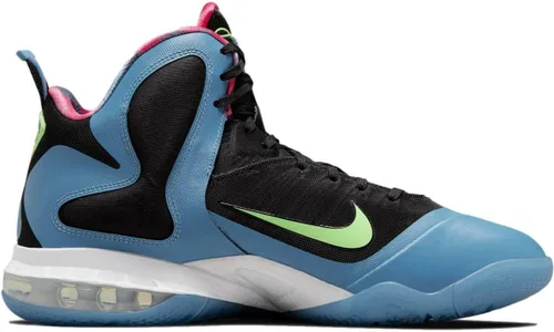 Vista 2 de Nike Men's Lebron IX South Coast BlackLime Glow-Dutch Blue (DO5838 001)