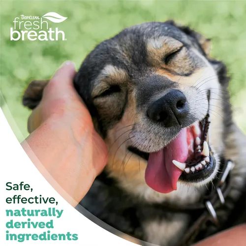 Vista 9 de TropiClean Fresh Breath - Kit de cepillado de dientes para perros pequeños/medianos