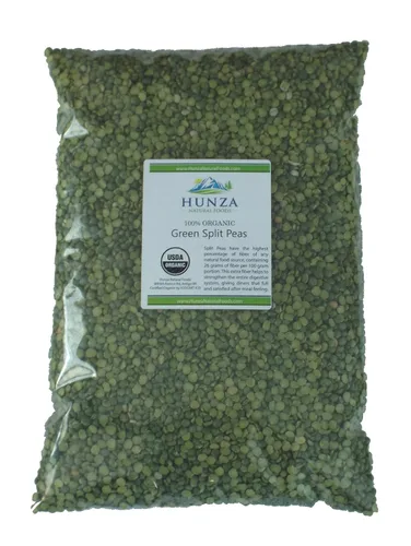 Vista 9 de Hunza - Guisantes verdes orgánicos (2 libras)