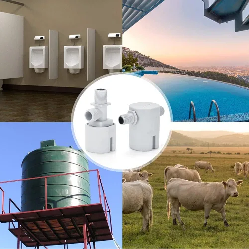 Vista 6 de Válvula de flotador de 1/2 pulgada, la caja de control de nivel de agua es una versión mejorada de la válvula de flotador tradicional, utilizada