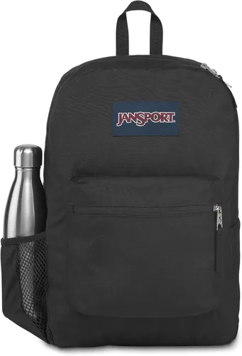 Vista 2 de JanSport Mochila Cross Town, color negro, talla única
