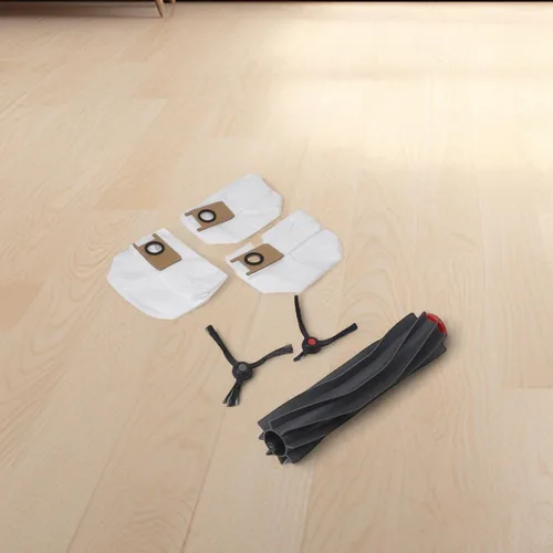 Vista 5 de RichVibe Piezas de repuesto para aspiradora o para eufy 3 en 1 E20 Robot Aspirador con 2 cepillos laterales, 3 bolsas, 1 cepillo principal