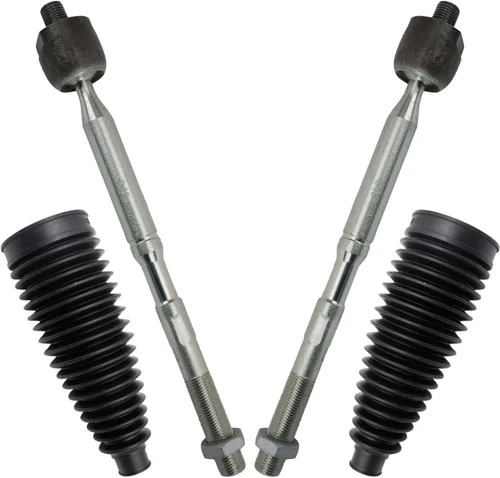 Vista 241 de TRQ Kit de dirección delantera con barra de acoplamiento de fuelle de piñón y cremallera compatible con Toyota Echo 2000-2005