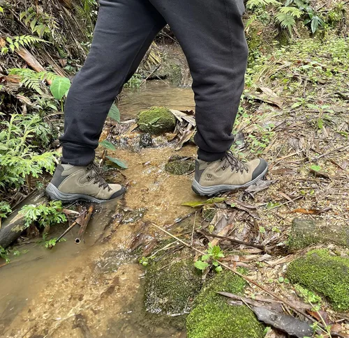 Vista 7 de hiwalk men's waterproof hiking boots mid ankle leather outdoor trekking mountain boots