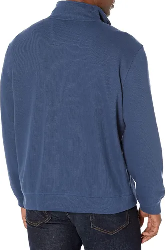 Vista 4 de Nautica Forro polar J-Class con cremallera de cuarto para hombre