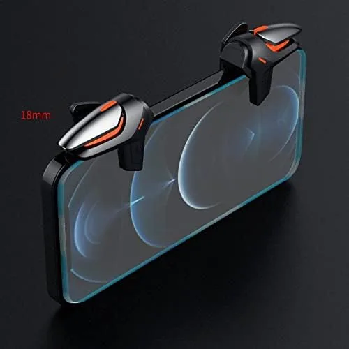 Vista 7 de BoxWave Equipo para juegos compatible con Samsung Galaxy A24 4G - Pantalla táctil QuickTrigger Auto, botones de disparo Autofire Gaming Mobile FPS