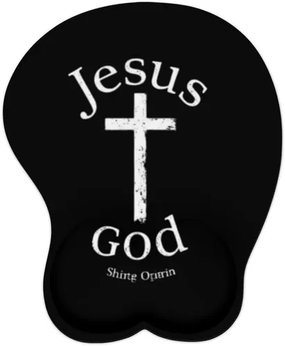 Vista 15 de Mousepad Blessed Religious Cross Ergonomic Wrist Support Non-Slip Base Mouse Mat with Wrist Rest Computer Mousemat for Desk Work Accessories Pad